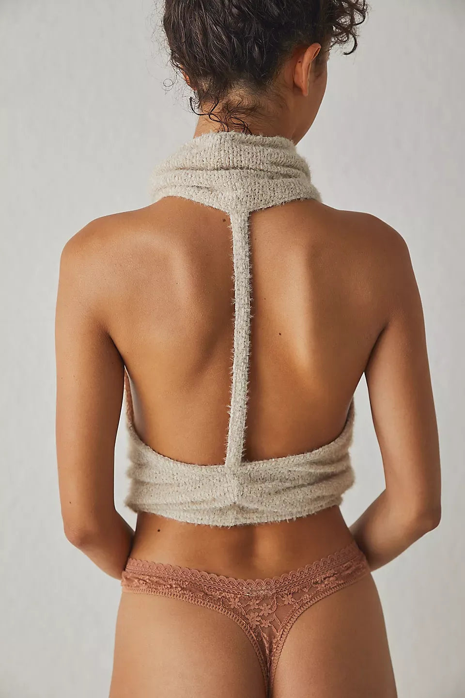 High Cut Daisy Lace Thong Undies