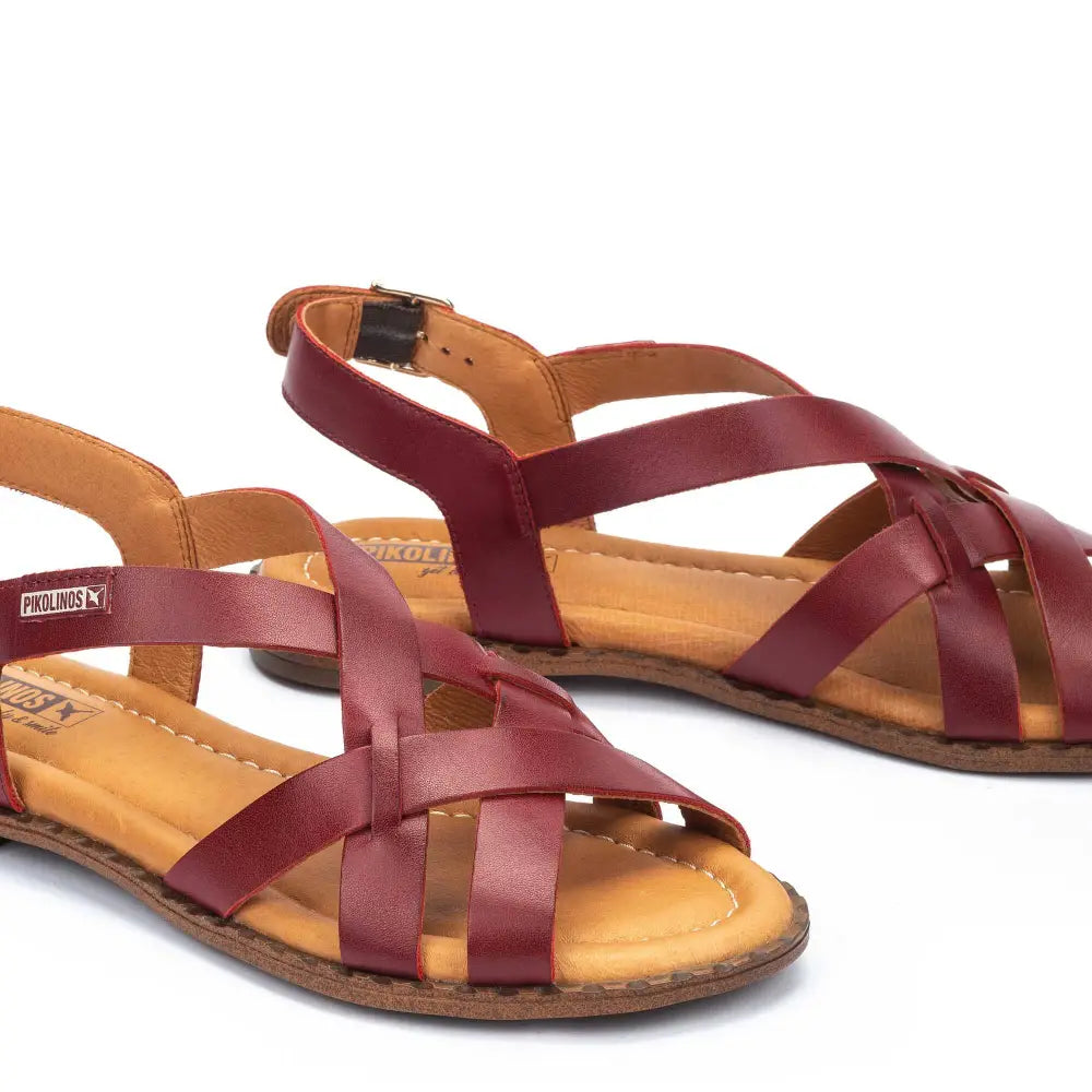 ALGARFlat sandals with straps and ankle buckle
