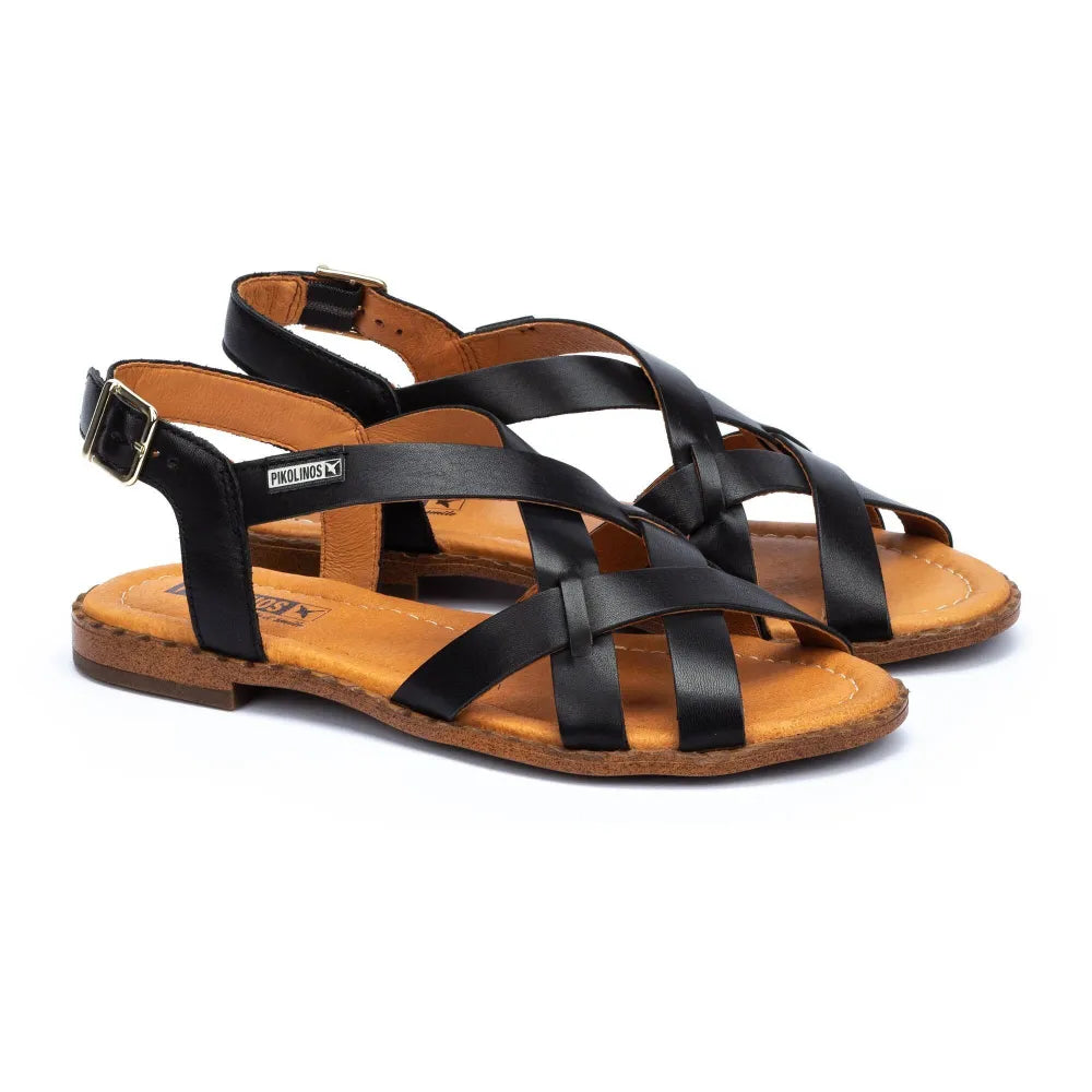 ALGARFlat sandals with straps and ankle buckle