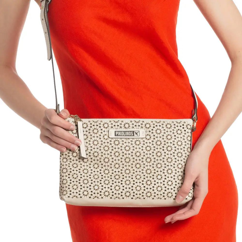 CORDOBAWomen's shoulder bag with perforated leather