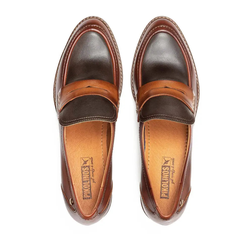 LLANESMixed loafers with heel