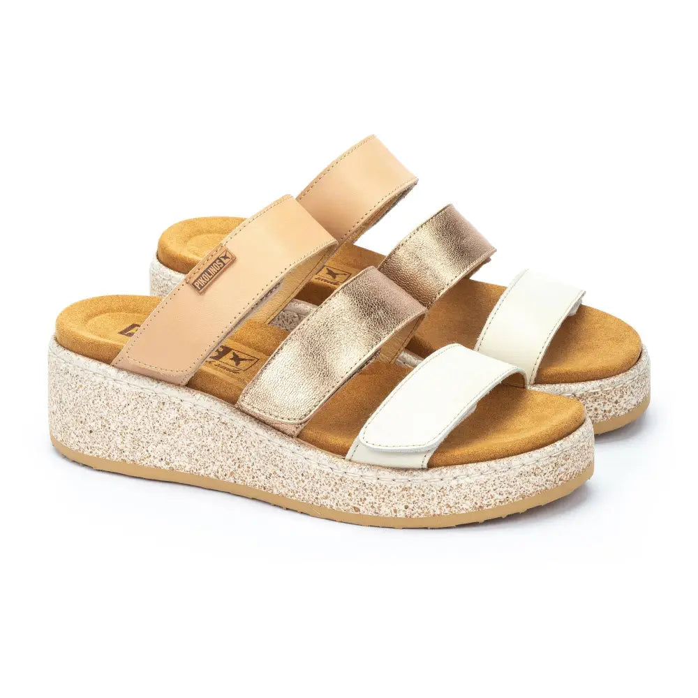 ALZIRAWomen's wedges with Velcro closure