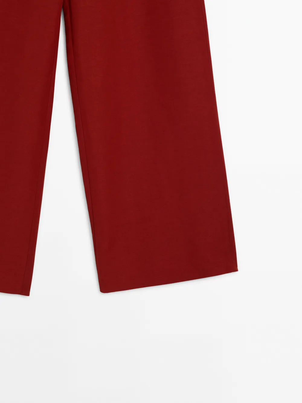 Pantalón wide leg conjunto con lino