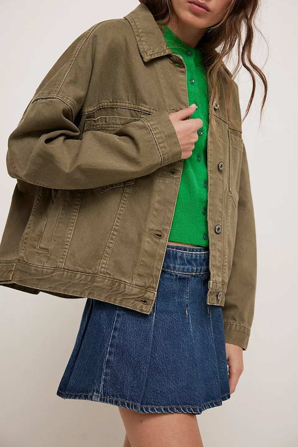 We The Free Opal Swing Denim Jacket