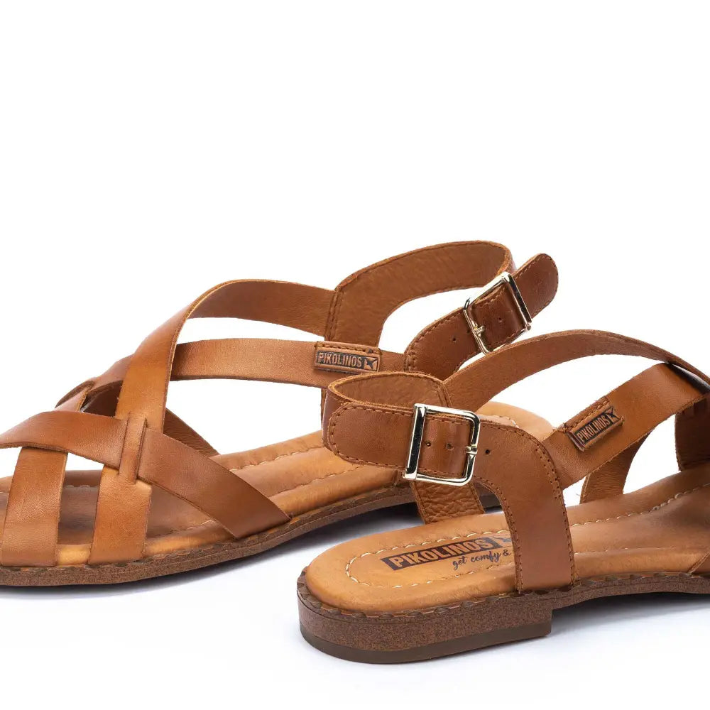 ALGARFlat sandals with straps and ankle buckle