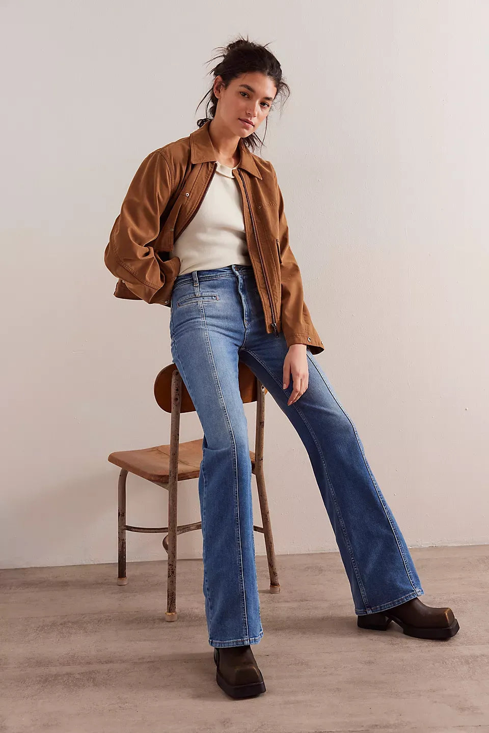We The Free Firecracker Flare Jeans