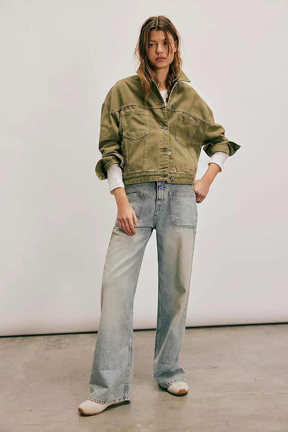 We The Free Opal Swing Denim Jacket