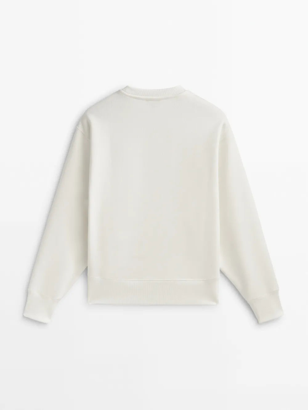 Sudadera manga larga algodón - CRUDO