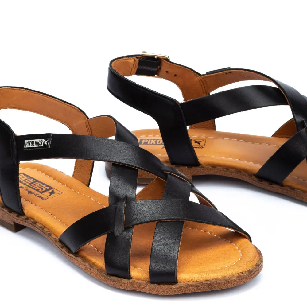 ALGARFlat sandals with straps and ankle buckle