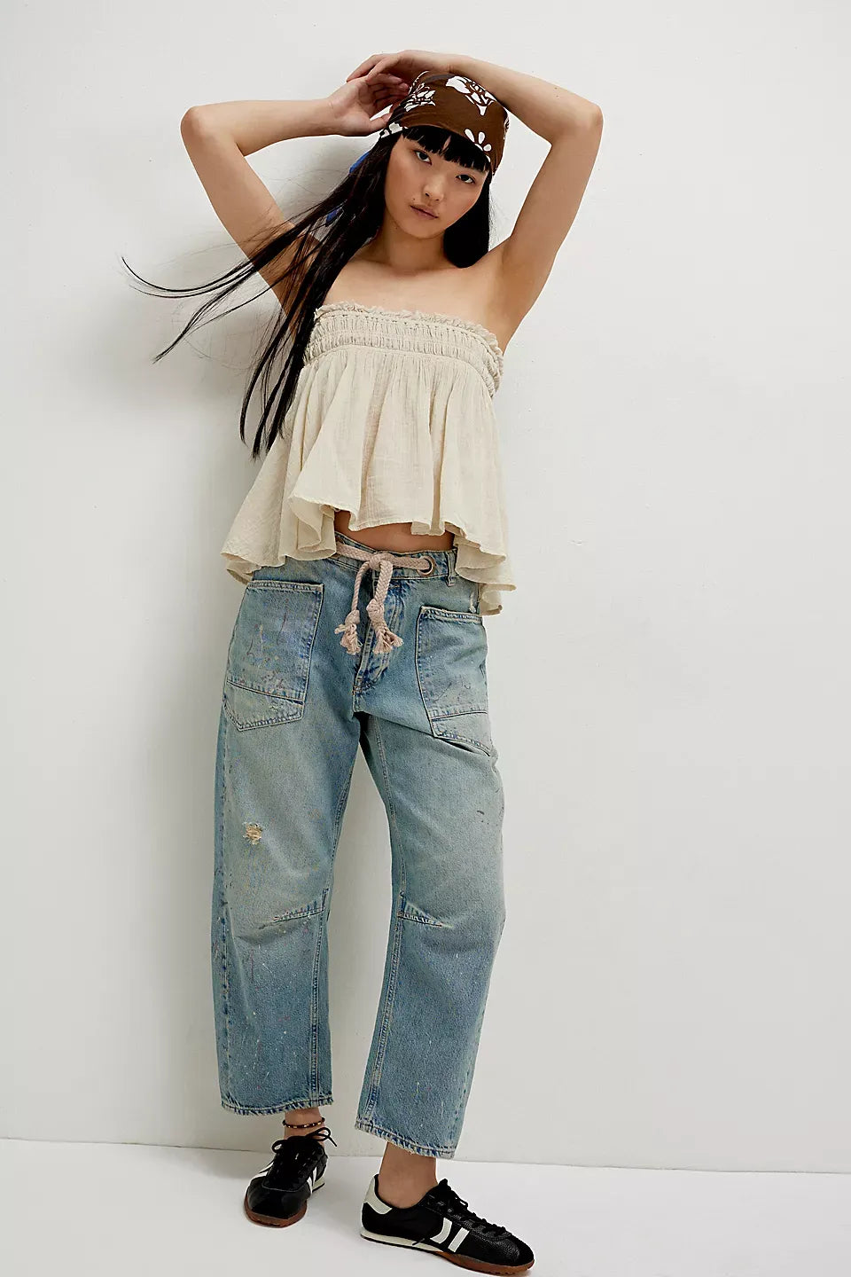 We The Free Moxie Pull-On Barrel Jeans