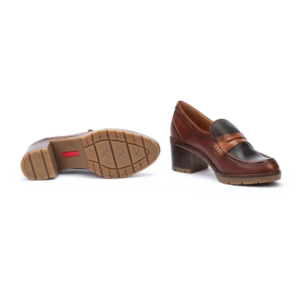 LLANESMixed loafers with heel
