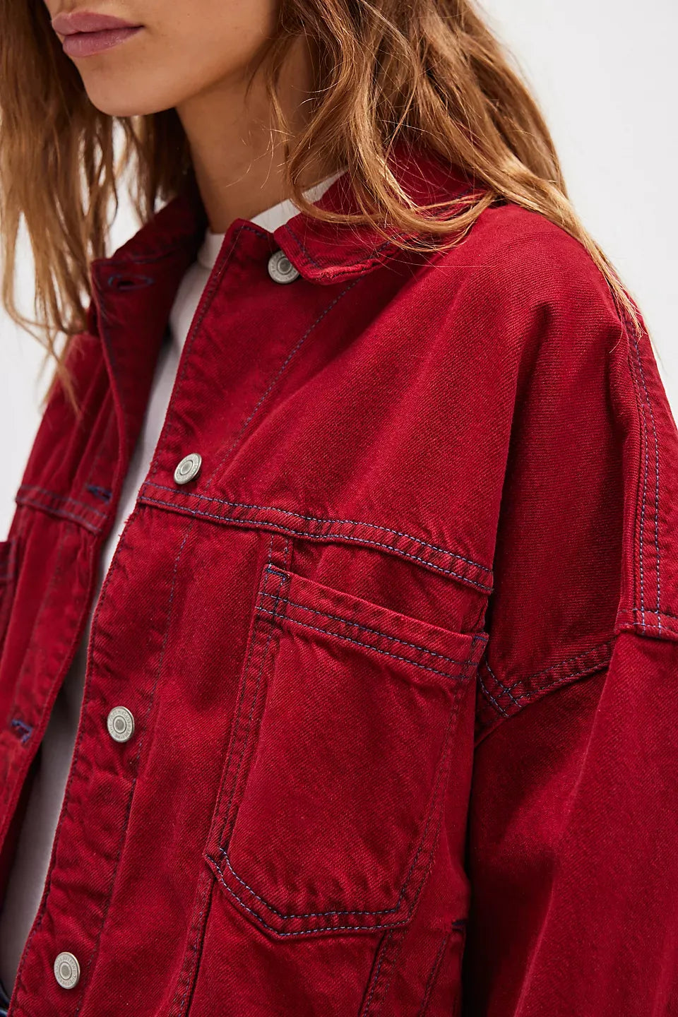 We The Free Opal Swing Denim Jacket