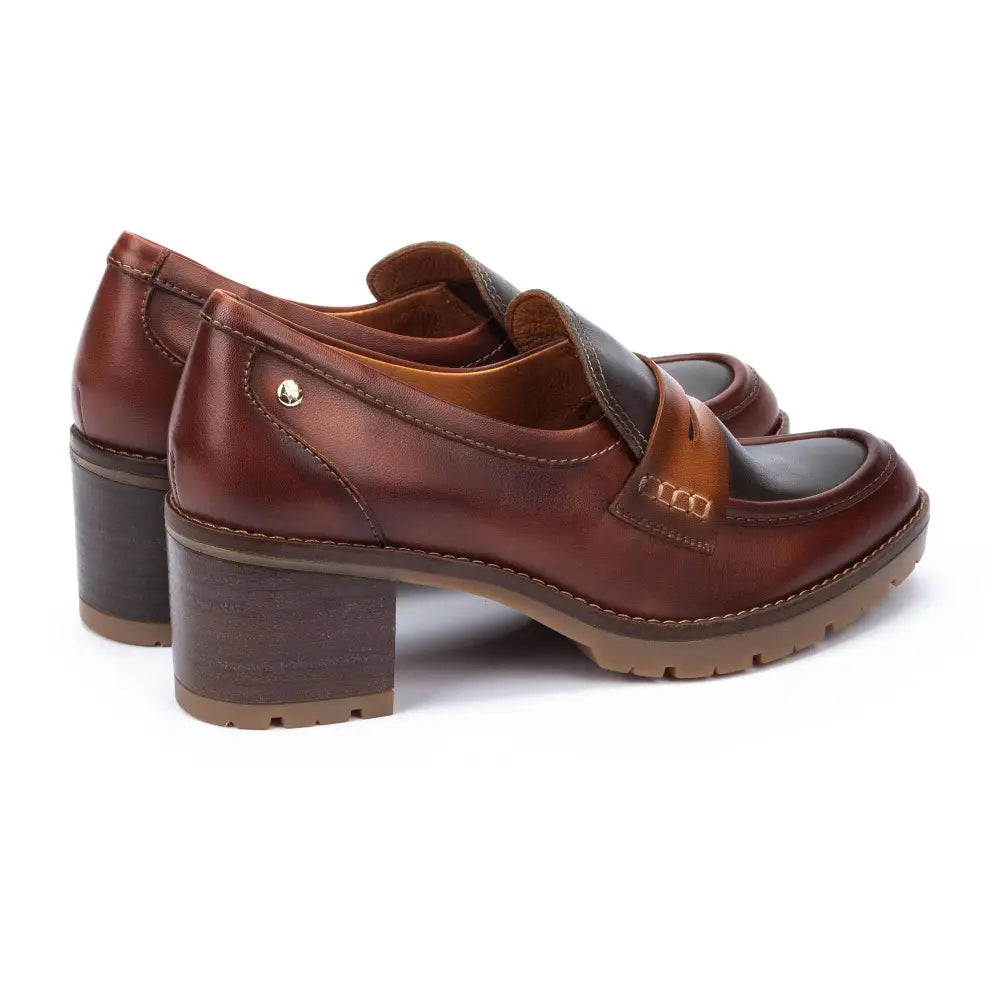 LLANESMixed loafers with heel