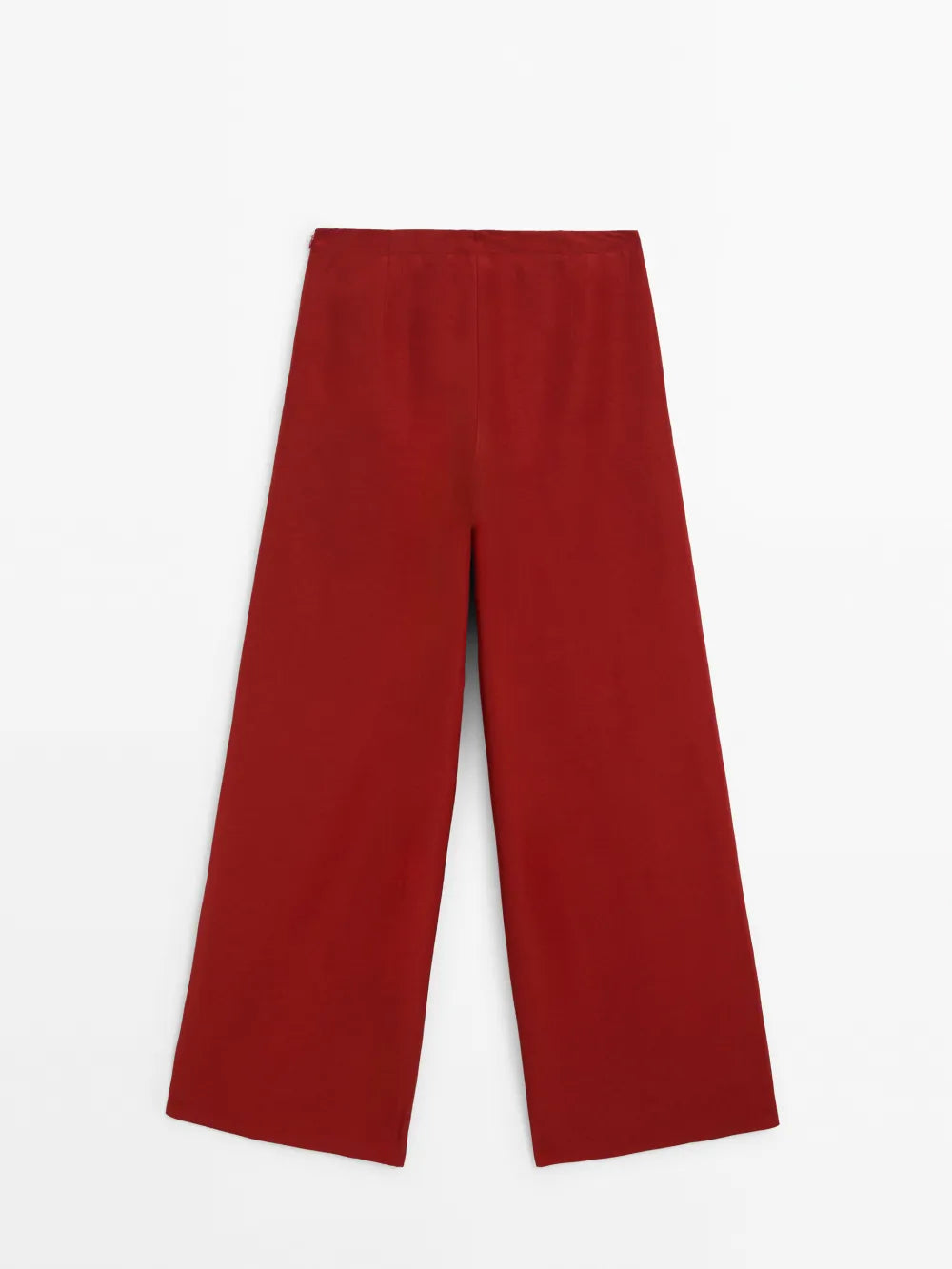 Pantalón wide leg conjunto con lino