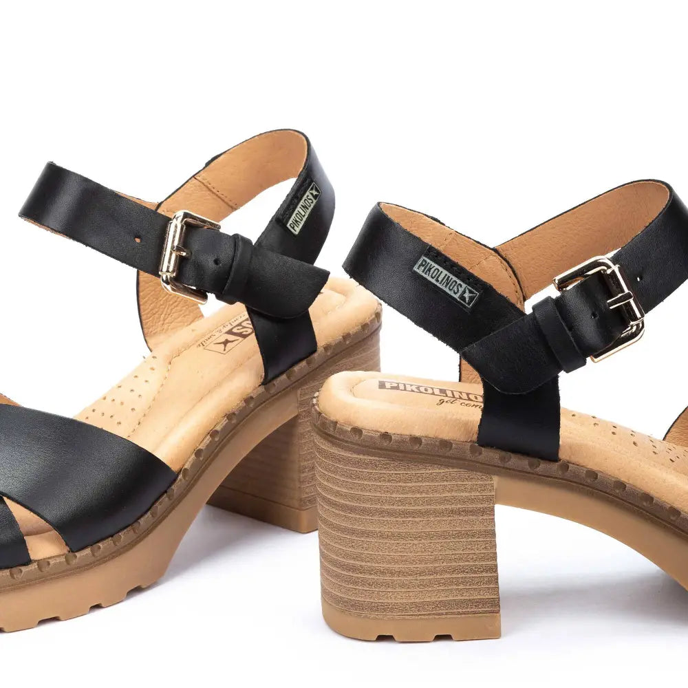 CANARIASMid-heel leather sandals