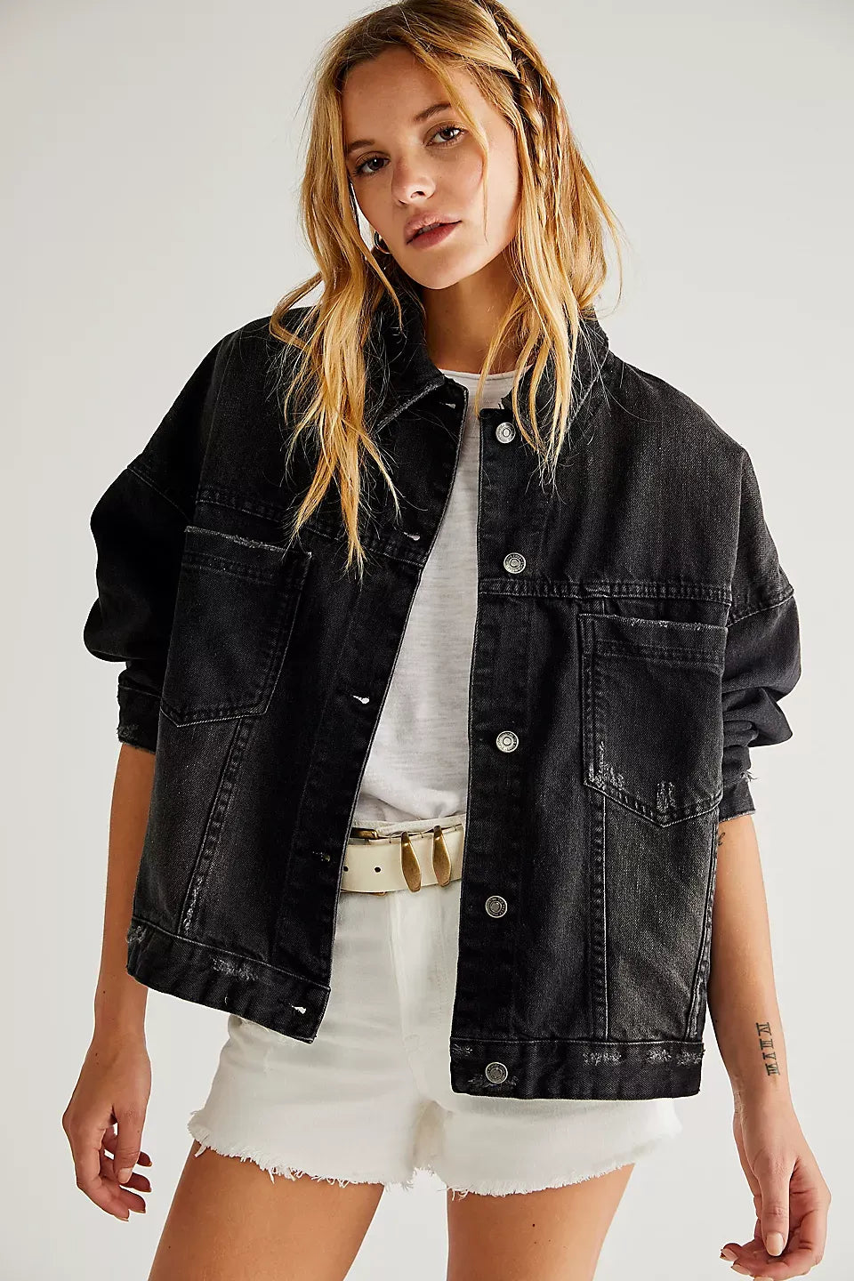 We The Free Opal Swing Denim Jacket