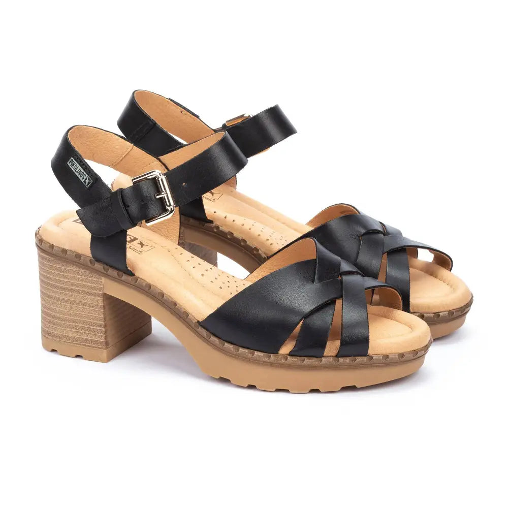 CANARIASMid-heel leather sandals