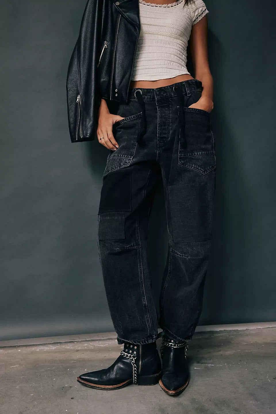 We The Free Moxie Pull-On Barrel Jeans