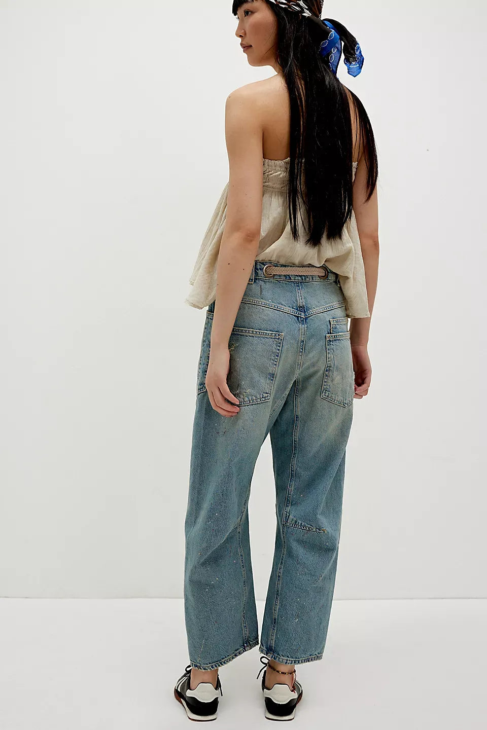 We The Free Moxie Pull-On Barrel Jeans