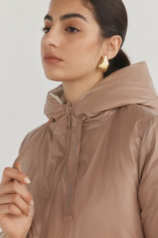 Parka reversible capucha