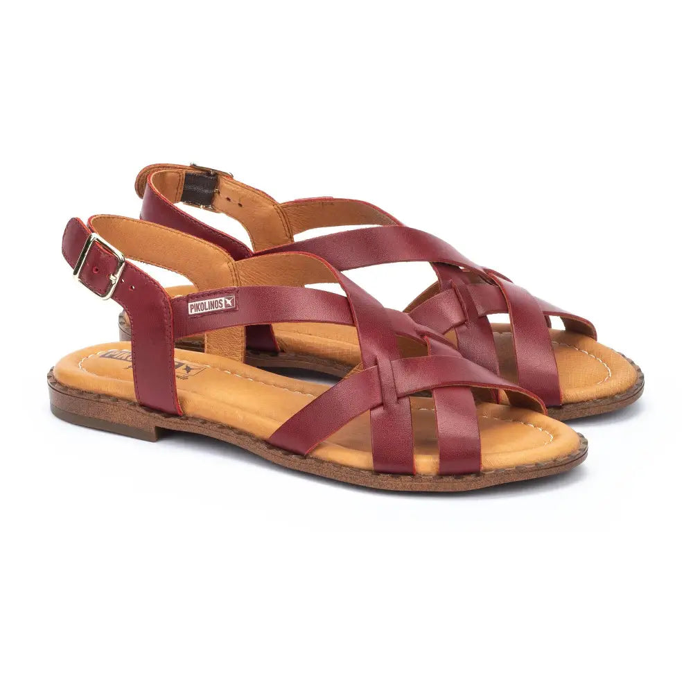 ALGARFlat sandals with straps and ankle buckle