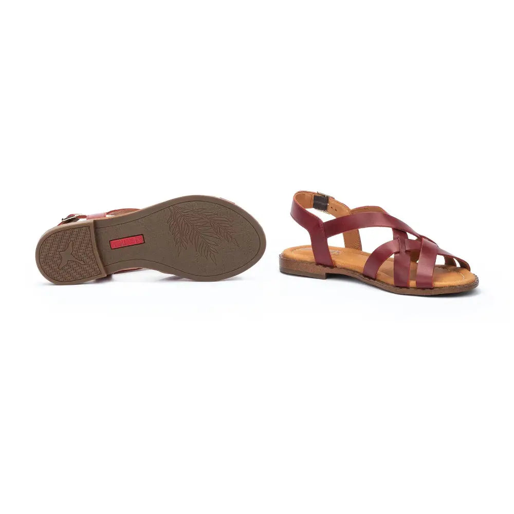 ALGARFlat sandals with straps and ankle buckle