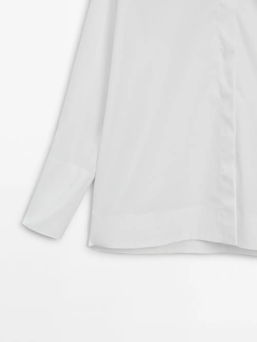 Camisa algodón puño doble -Studio