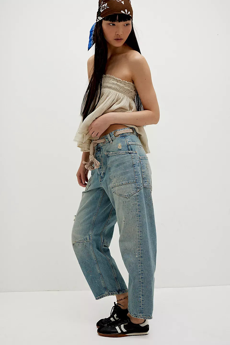We The Free Moxie Pull-On Barrel Jeans