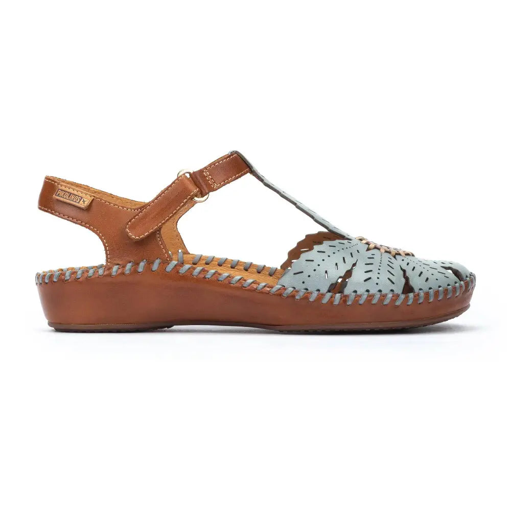 P. VALLARTAWomen's semi-open shoes with Velcro closure