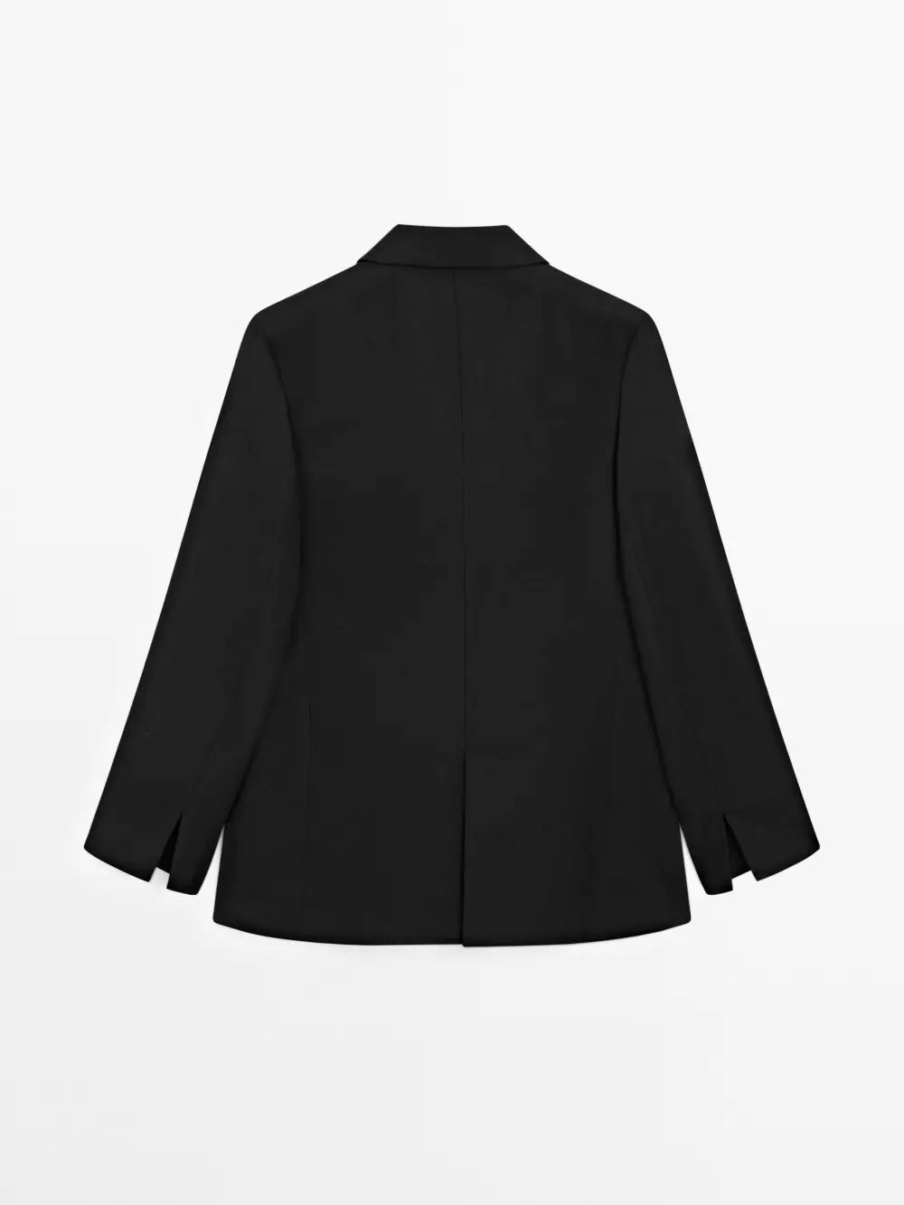 Linen blend suit blazer