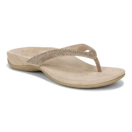 Dillon Shine Toe Post Sandal