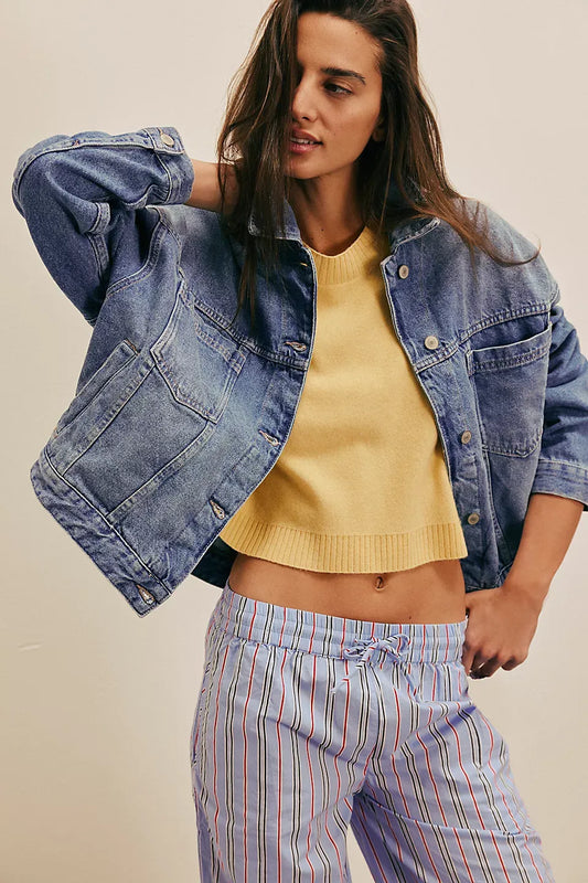 We The Free Opal Swing Denim Jacket