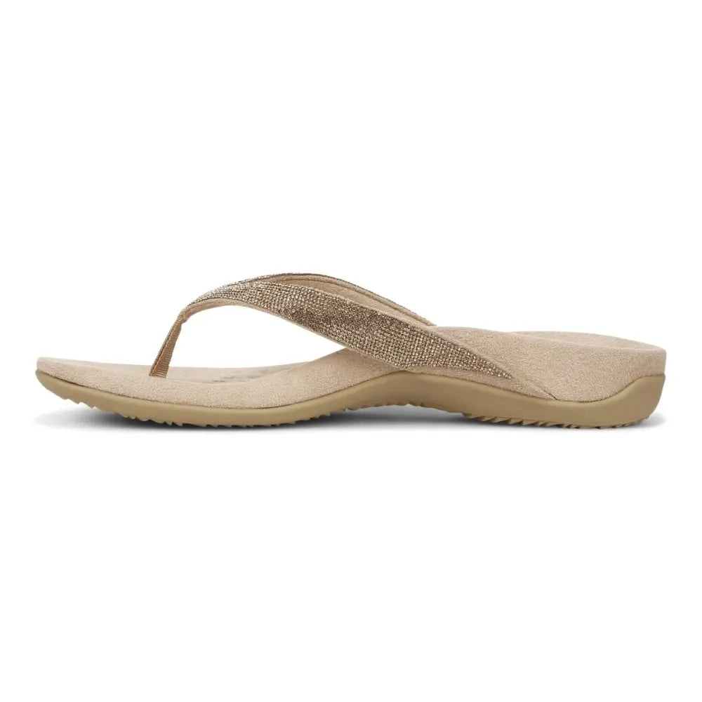 Dillon Shine Toe Post Sandal