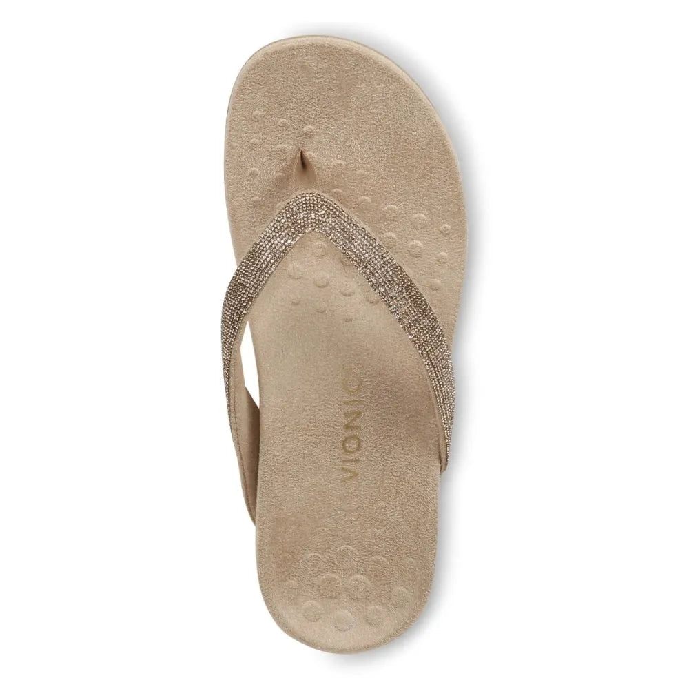 Dillon Shine Toe Post Sandal