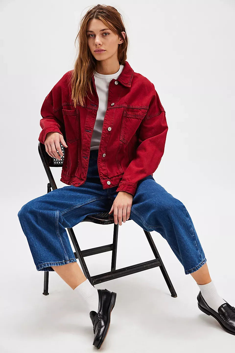 We The Free Opal Swing Denim Jacket