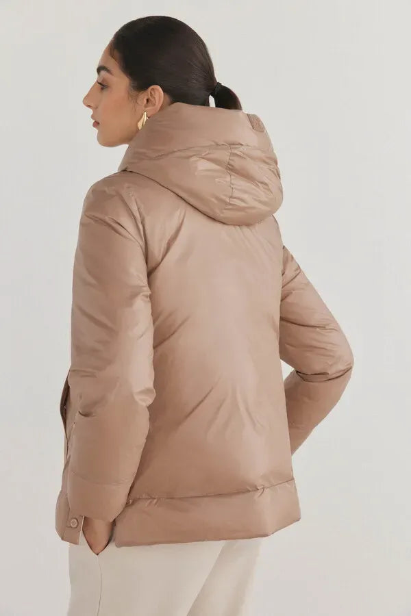 Parka reversible capucha