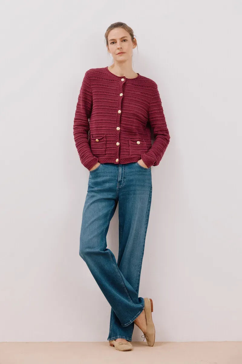 Chaqueta corta botones