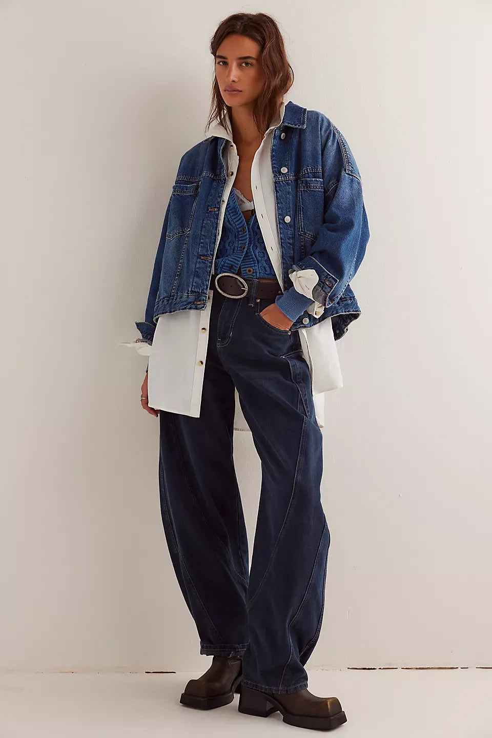 We The Free Opal Swing Denim Jacket