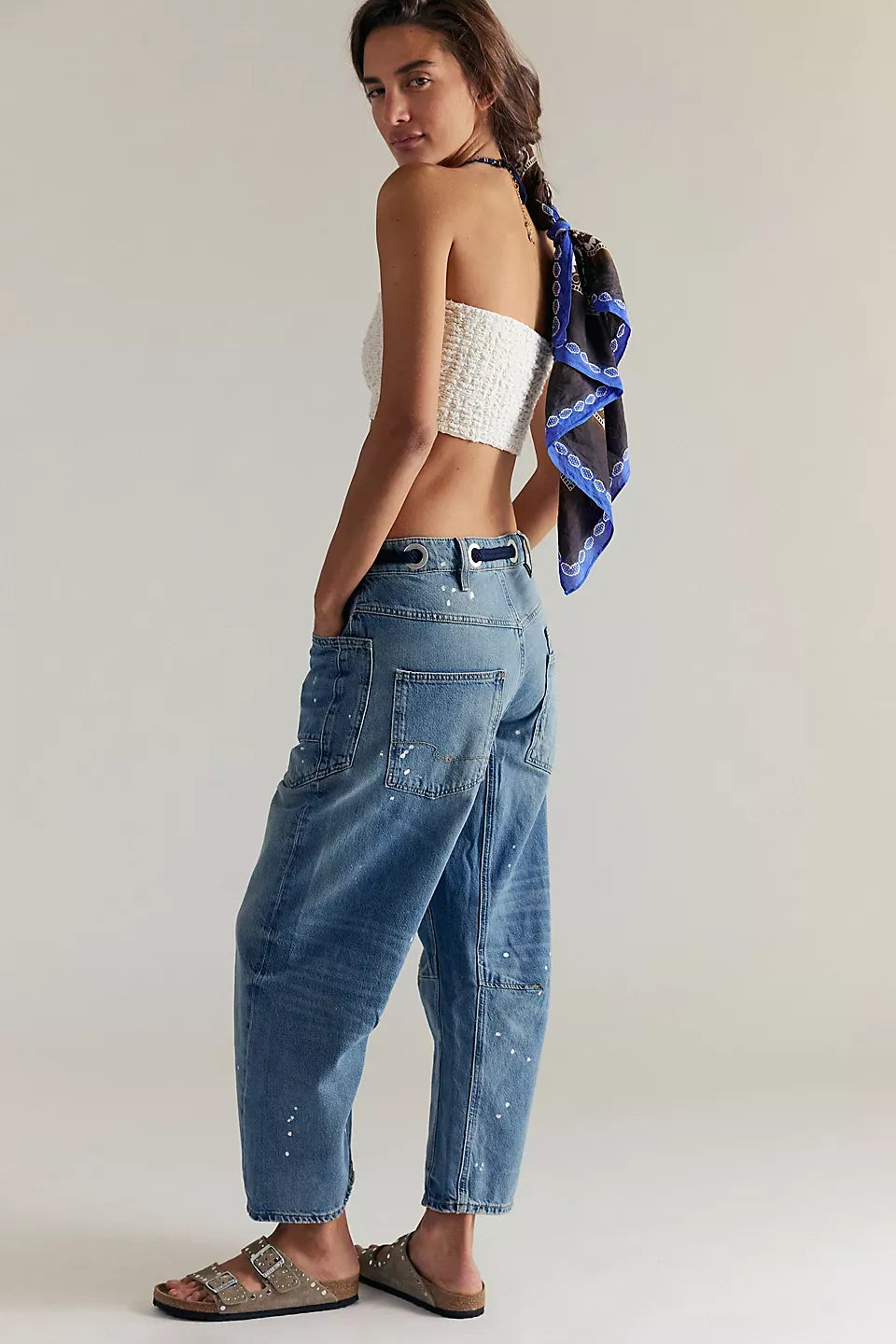 We The Free Moxie Pull-On Barrel Jeans