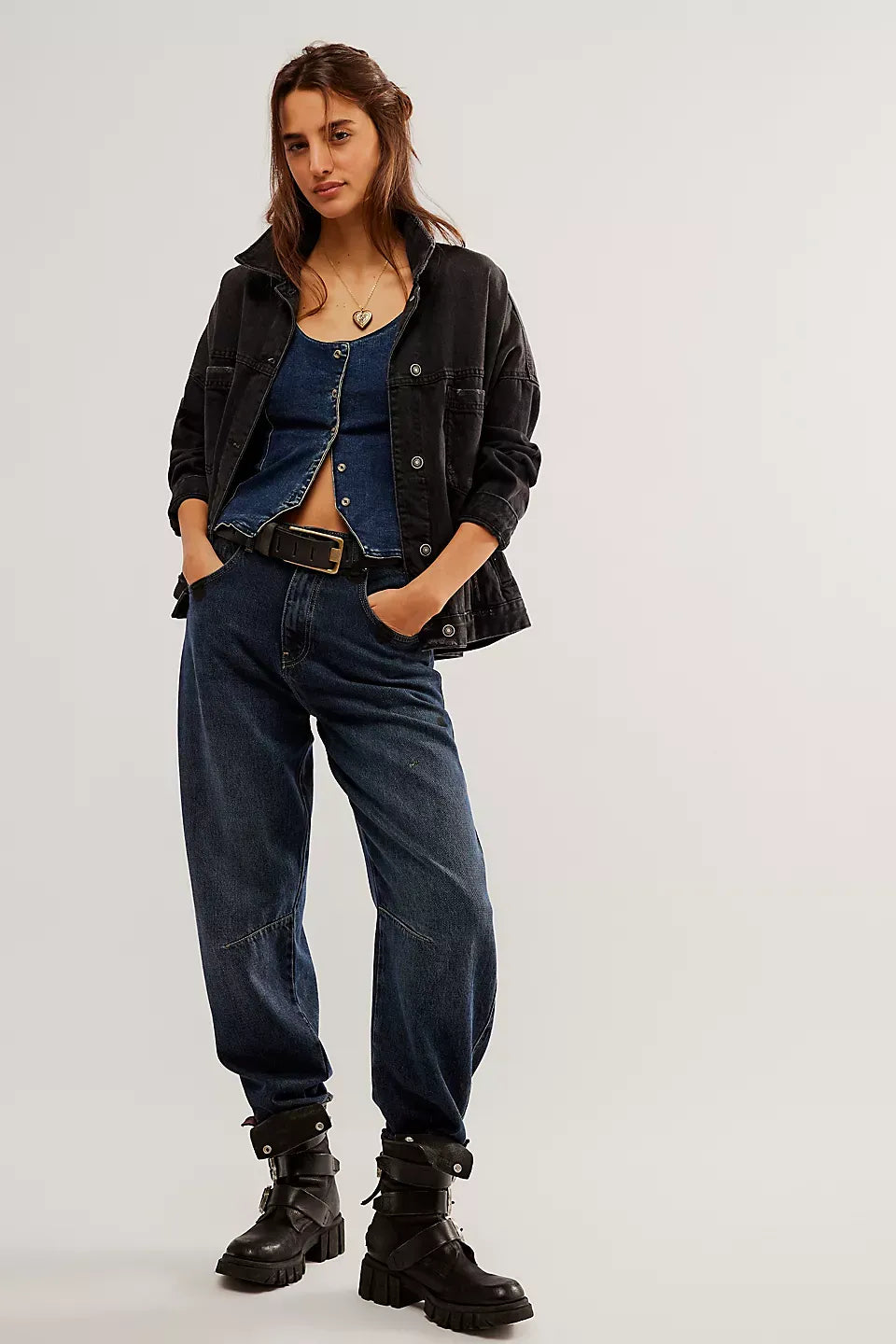 We The Free Opal Swing Denim Jacket