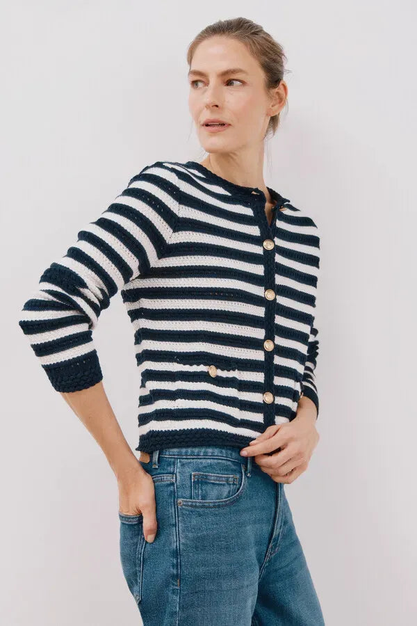 Chaqueta corta botones