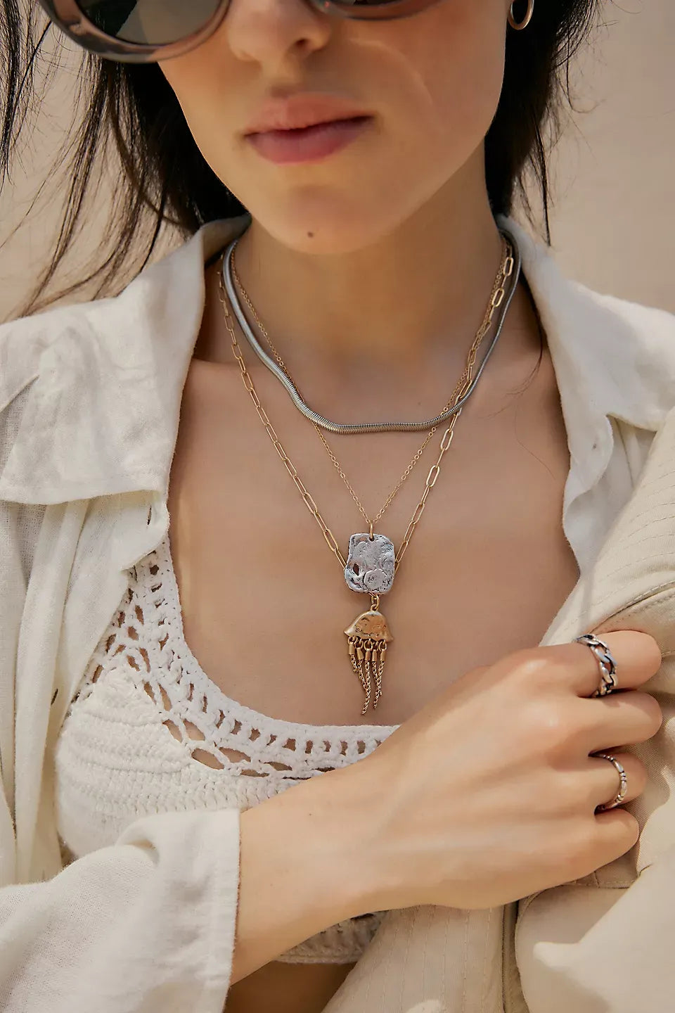 Oversized Coin Necklace