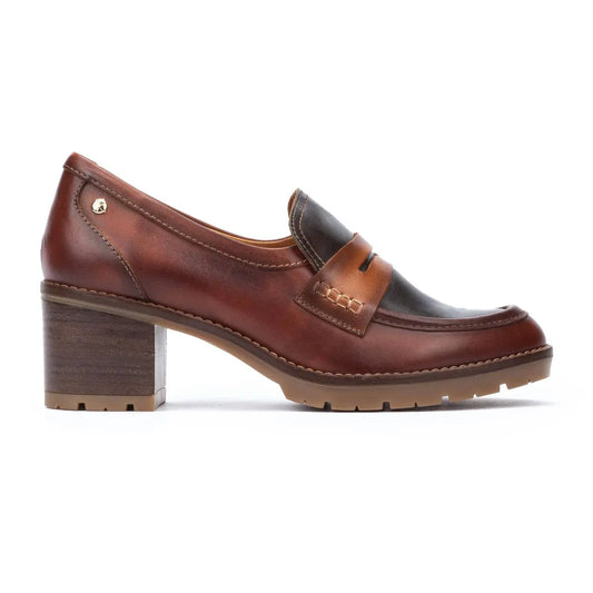 LLANESMixed loafers with heel