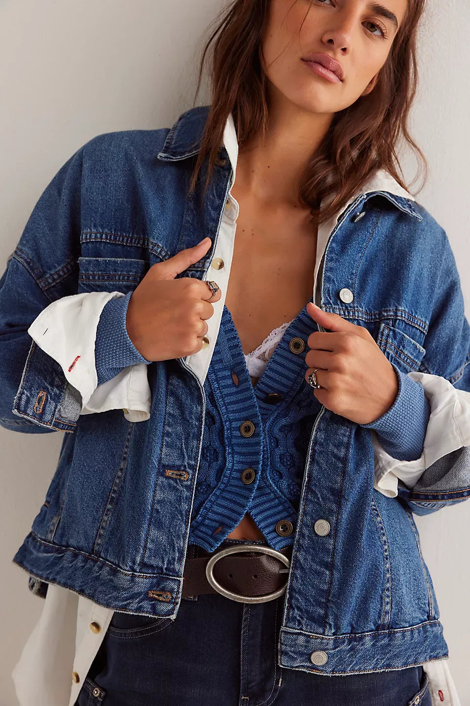 We The Free Opal Swing Denim Jacket