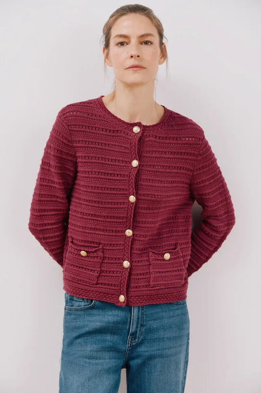 Chaqueta corta botones