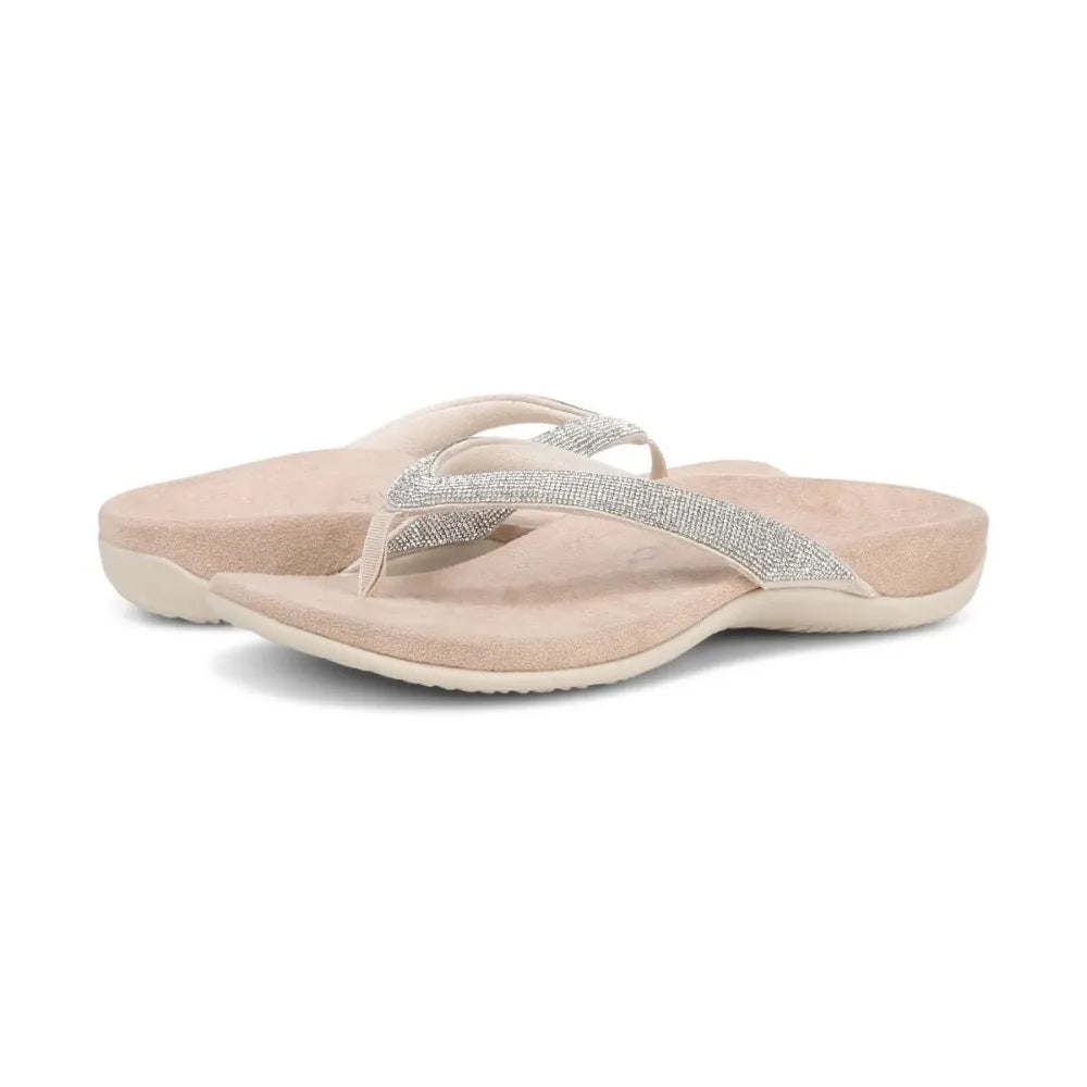 Dillon Shine Toe Post Sandal