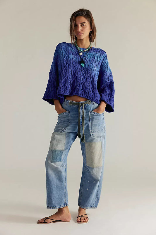 We The Free Moxie Pull-On Barrel Jeans