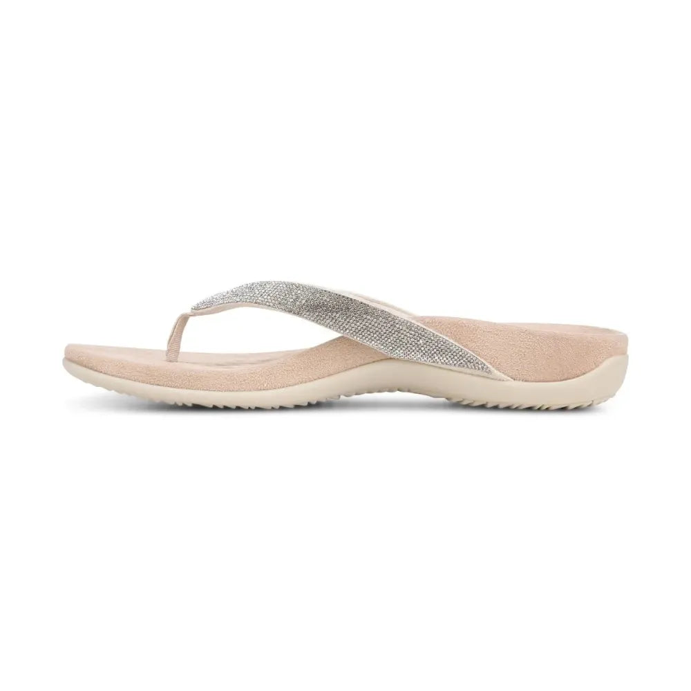 Dillon Shine Toe Post Sandal