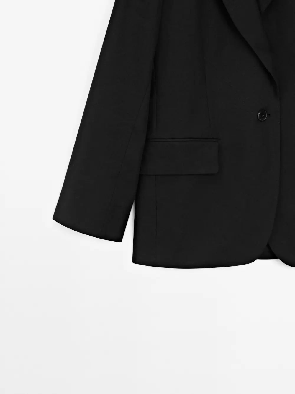 Linen blend suit blazer