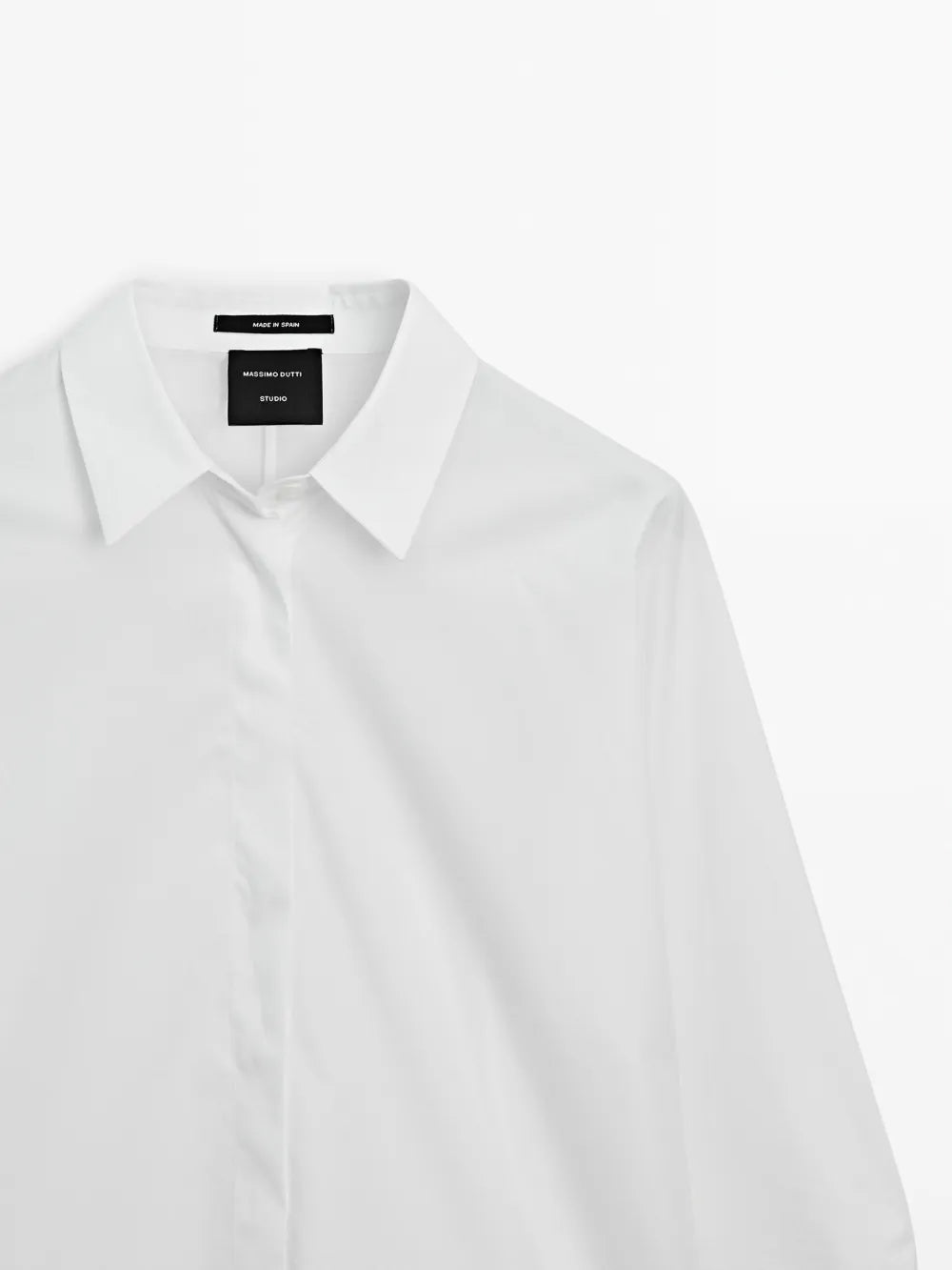 Camisa algodón puño doble -Studio